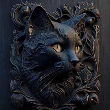 3D model Bombay cat (STL)